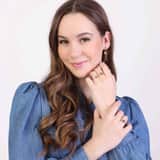 Ring aus 925 Silber, Gold, Edelstein Labradorit