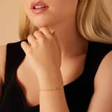 Zilveren armband goldplated geboortesteen