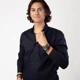 PU HE Solar zweifarb. Titan-Armband GR 100 m WR