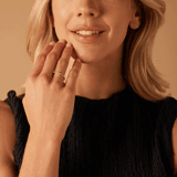 Zilveren ring met zirkonia