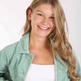 9 karaat oorringen met hanger kruis voor dames
