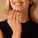 Zilveren ring twist