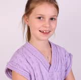 Zilveren kinderketting hanger uil kristal