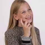Zilveren kinderring sleutel/hart