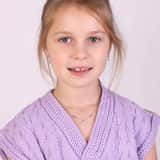 Zilveren kinderketting hart roze emaille