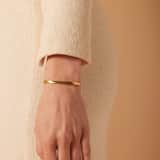Stainless steel goldplated fantasiearmband voor dames