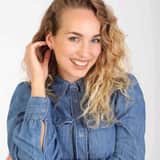 Zilveren goldplated oorringen met geboortesteen voor dames
