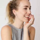 Zilveren oorbelhanger geboortesteen Mix&Match