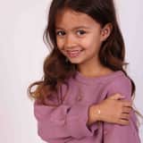 Zilveren goldplated kinderoorknoppen vlinder