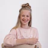 Zilveren kinderketting met hanger unicorn zirkonia