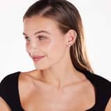 Helix-Piercing, 925 Silber, Zirkonia