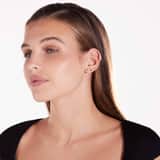 Helix-Piercing, 925 Silber, vergoldet, Zirkonia