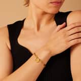 Guess stainless steel goldplated closed forever armband