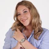 Regal-Damenarmbanduhr mit zweifarbigem Armband