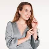 Ring, 925 Silber, mit Edelstein, Malachit