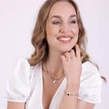 Stainless steel ketting ovale hanger