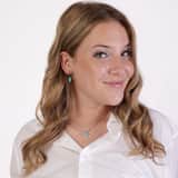 Stainless steel oorbellen met hartje turquoise