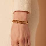 Gerecycleerd stainless steel 18 karaat goldplated armband ariane