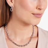 Camille gerecycled stainless steel oorhangers voor dames