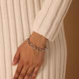 Gerecycled stainless steel armband Cossette