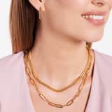 Ohrringe, Edelstahl, vergoldet (750 Gold), Amelie