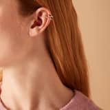 Zilveren earcuff dubbel zirkonia voor dames