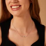 Gerecycled stainless steel ketting bar voor charms voor dames