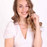 Stainless steel goldplated naamketting
