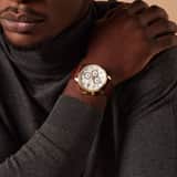 Marlow Miller Chronograf Armbanduhr mit Lederarmband