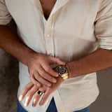 Marlow Miller horloge met bicolor band en kast
