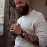 Urban Story Armbanduhr mit Lederband