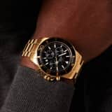 Marlow Miller horloge met goudkleurige stainless steel band