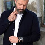 Herrenkette, Edelstahl, Spigaglied, Antik-Stil
