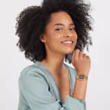 Regal Collection Damenarmbanduhr mit Edelstahl-Armband