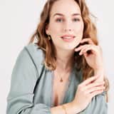 Stainless steel goldplated fantasiearmband met sterrenbeeld Stier voor dames