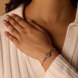 Stainless steel armband met munt