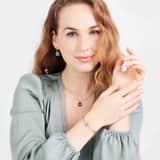 Stainless steel ketting met sterrenbeeld tweeling