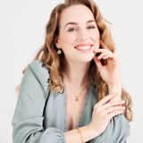 Stainless steel goldplated ketting met hanger sterrenbeeld Stier voor dames