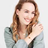 Stainless steel goldplated ketting met hanger ster voor dames