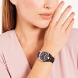 Regal Dames Horloge Zwart PU leer Analoog 