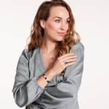 Stainless steel ring met kruis