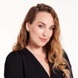 9 karaat oorknop met kristal voor dames