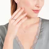 Zilveren ring V-vorm rhodiumplated met zirkonia