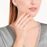 Zilveren goldplated ring met zirkonia voor dames