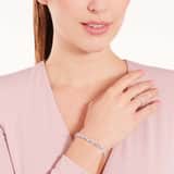 Zilveren tennisarmband hart zirkonia