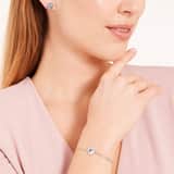 Guess stainless steel oorknoppen color my day sapphire voor dames