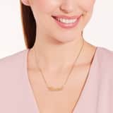 Zilveren goldplated naamketting hart voor dames
