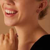 Zilveren goldplated oorknoppen met zirkonia voor dames