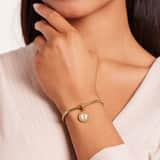 Stainless steel goldplated hanger slider munt voeten blauw voor dames