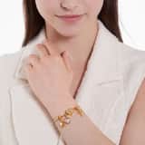 Zilveren goldplated hanger hart met levensboom voor dames
